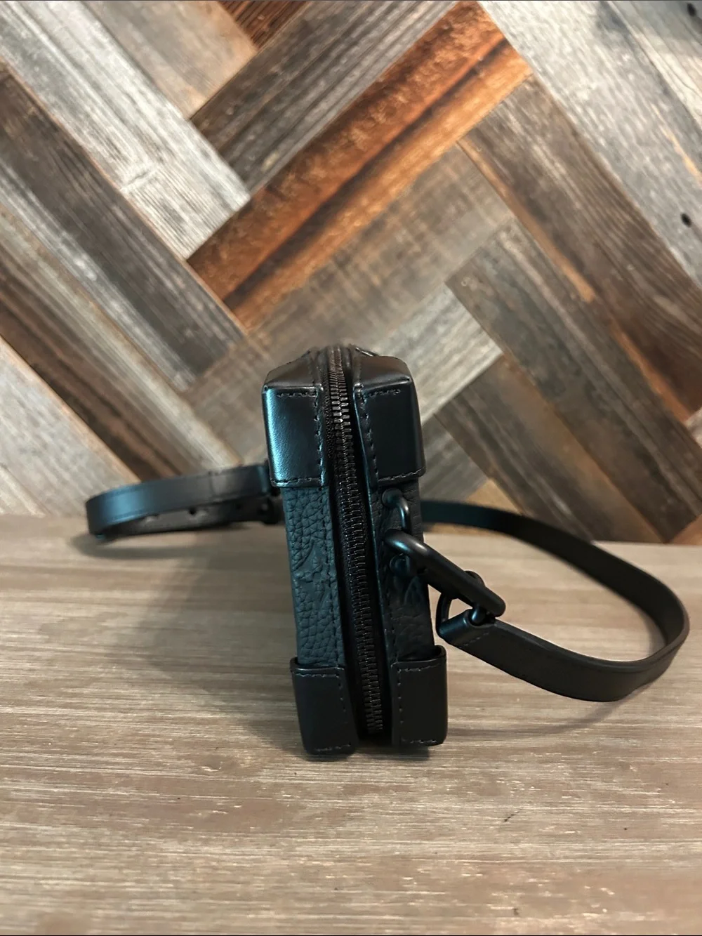 Louis Vuitton Black Monogram Taurillion Leather Soft Wallet